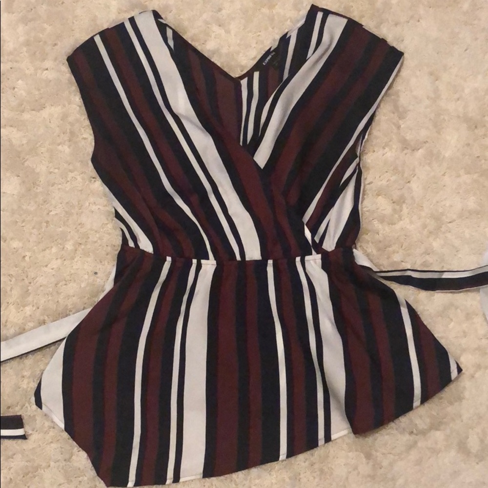 EXPRESS Multicolored silky blouse